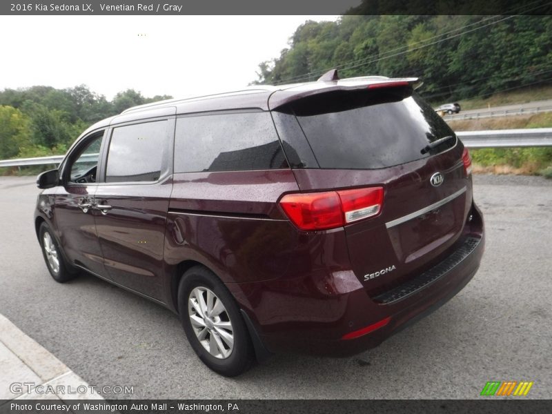 Venetian Red / Gray 2016 Kia Sedona LX