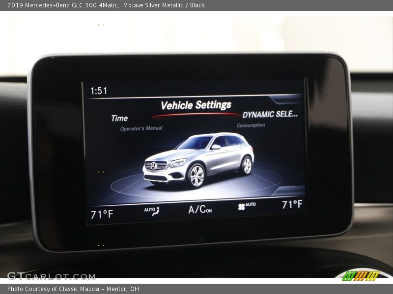 Mojave Silver Metallic / Black 2019 Mercedes-Benz GLC 300 4Matic
