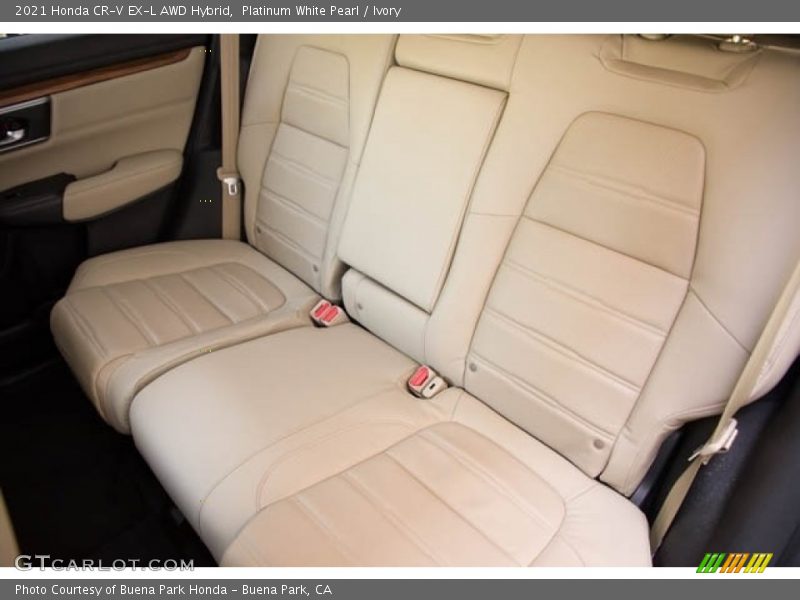 Platinum White Pearl / Ivory 2021 Honda CR-V EX-L AWD Hybrid