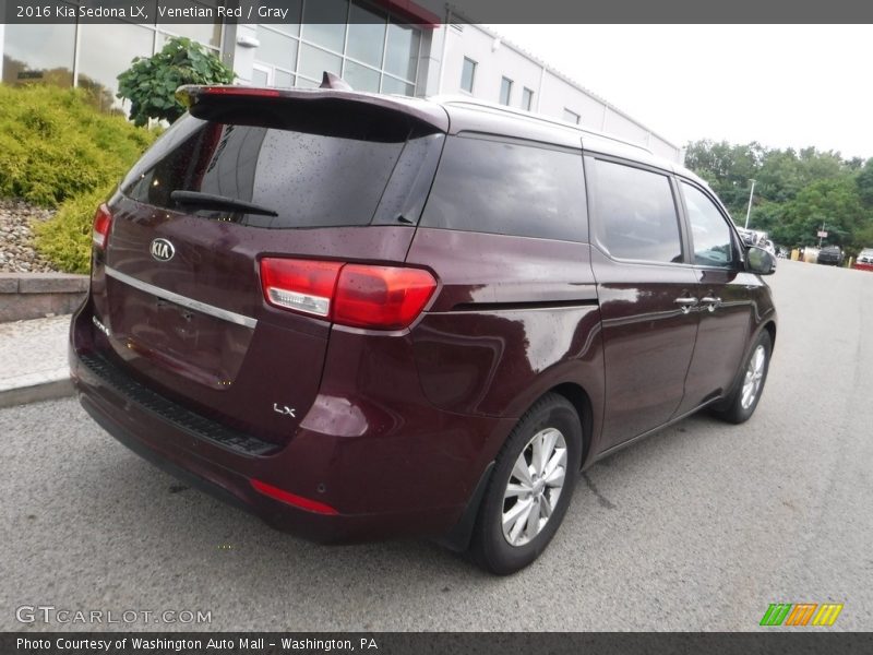 Venetian Red / Gray 2016 Kia Sedona LX