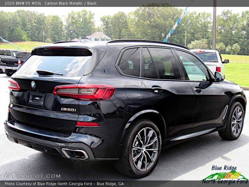 Carbon Black Metallic / Black 2020 BMW X5 M50i