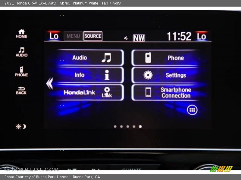 Platinum White Pearl / Ivory 2021 Honda CR-V EX-L AWD Hybrid
