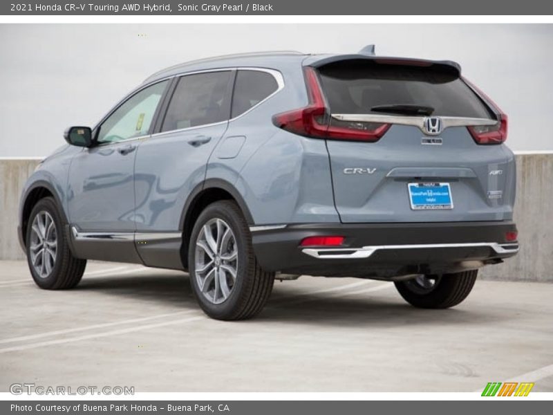Sonic Gray Pearl / Black 2021 Honda CR-V Touring AWD Hybrid