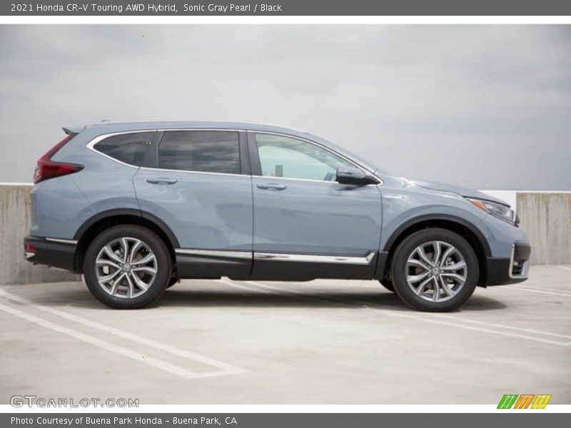 Sonic Gray Pearl / Black 2021 Honda CR-V Touring AWD Hybrid