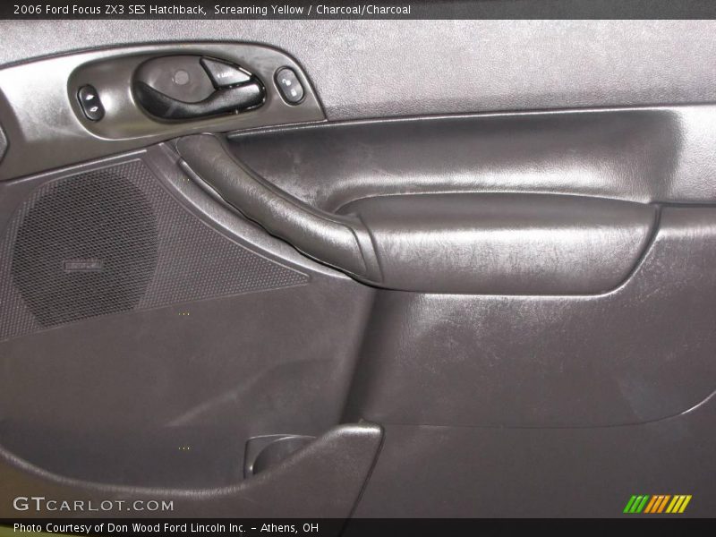 Screaming Yellow / Charcoal/Charcoal 2006 Ford Focus ZX3 SES Hatchback