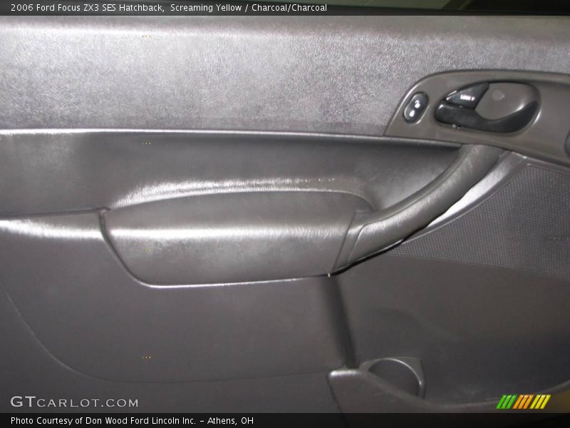 Screaming Yellow / Charcoal/Charcoal 2006 Ford Focus ZX3 SES Hatchback