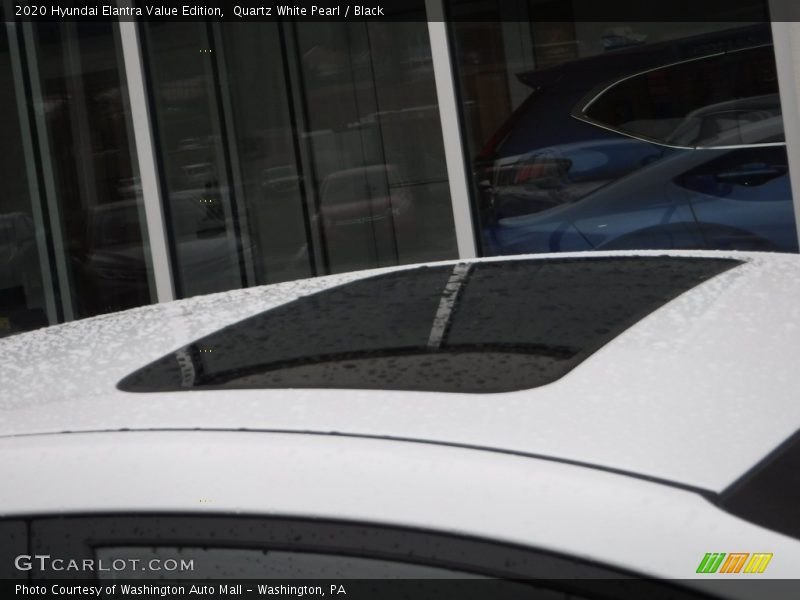 Quartz White Pearl / Black 2020 Hyundai Elantra Value Edition