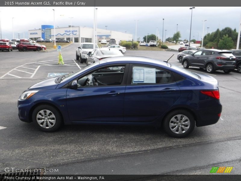 Pacific Blue / Gray 2015 Hyundai Accent GLS