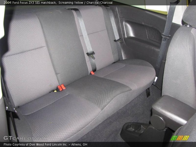 Screaming Yellow / Charcoal/Charcoal 2006 Ford Focus ZX3 SES Hatchback