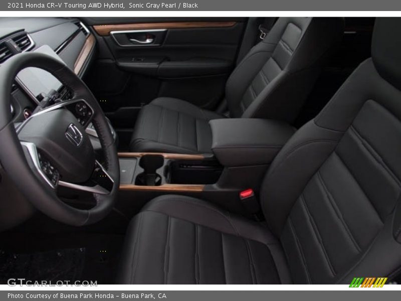 Sonic Gray Pearl / Black 2021 Honda CR-V Touring AWD Hybrid