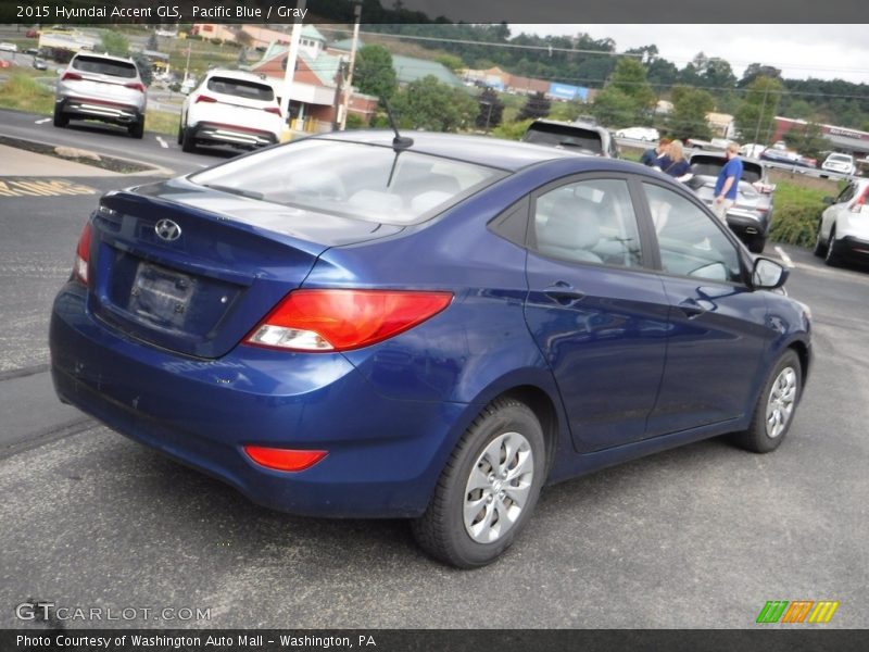 Pacific Blue / Gray 2015 Hyundai Accent GLS