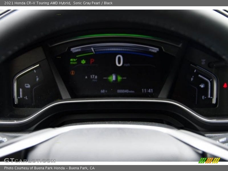 Sonic Gray Pearl / Black 2021 Honda CR-V Touring AWD Hybrid