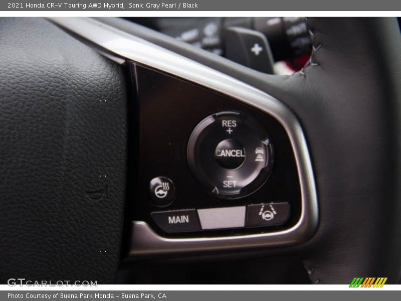 Sonic Gray Pearl / Black 2021 Honda CR-V Touring AWD Hybrid