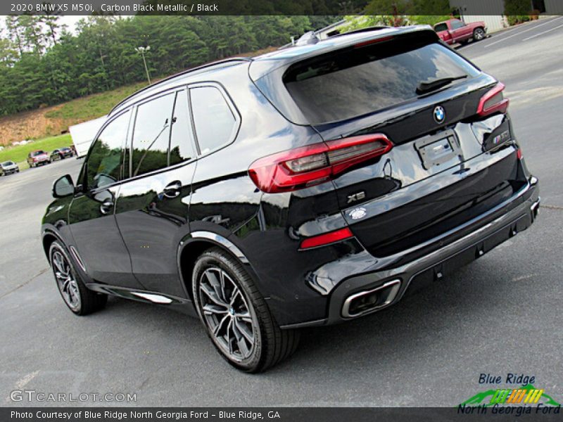 Carbon Black Metallic / Black 2020 BMW X5 M50i