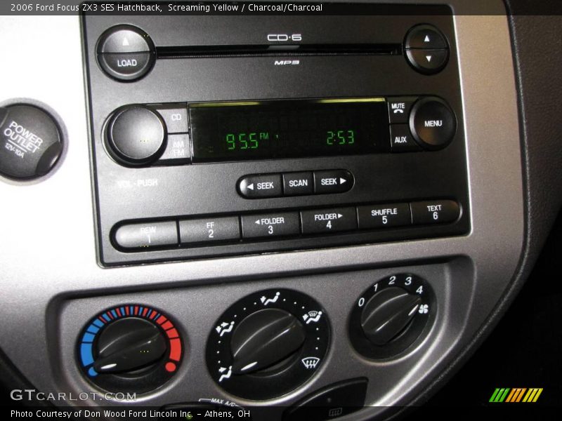 Screaming Yellow / Charcoal/Charcoal 2006 Ford Focus ZX3 SES Hatchback