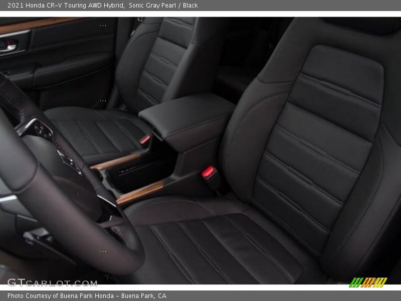 Sonic Gray Pearl / Black 2021 Honda CR-V Touring AWD Hybrid