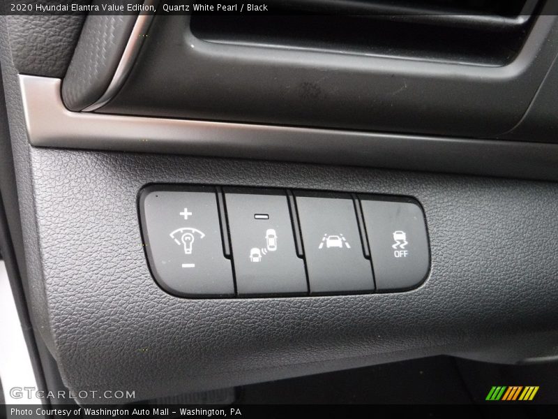 Quartz White Pearl / Black 2020 Hyundai Elantra Value Edition