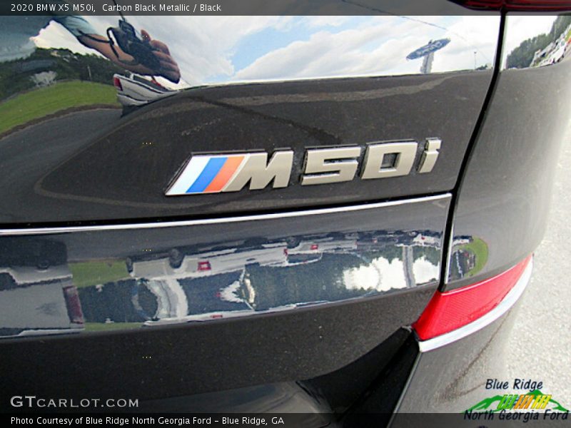 Carbon Black Metallic / Black 2020 BMW X5 M50i
