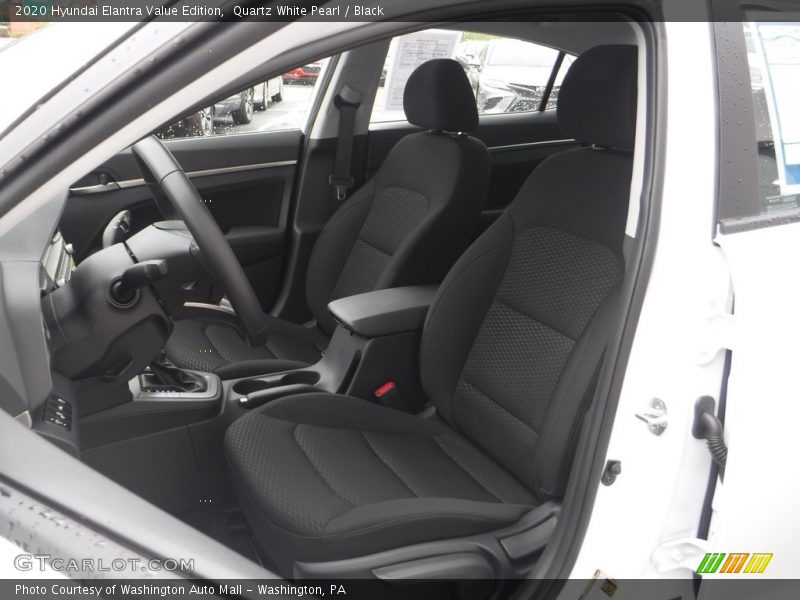 Quartz White Pearl / Black 2020 Hyundai Elantra Value Edition
