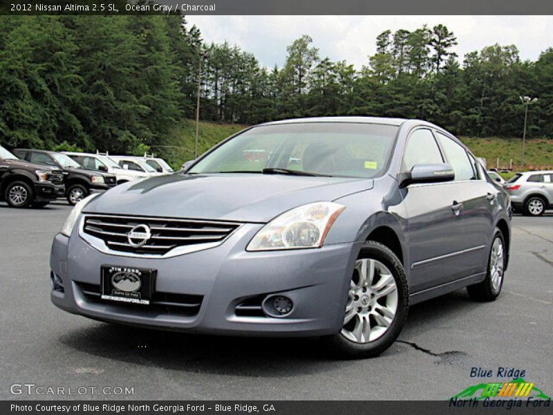 Ocean Gray / Charcoal 2012 Nissan Altima 2.5 SL