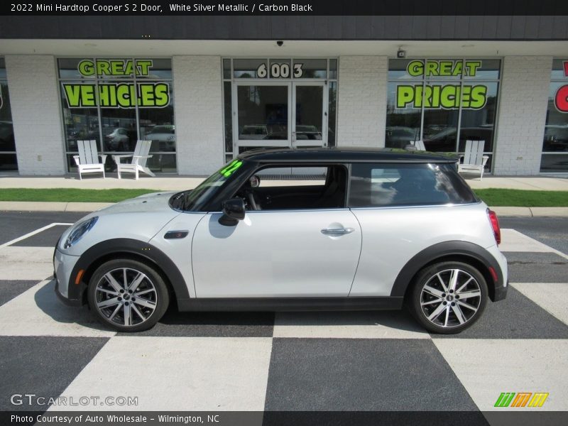 White Silver Metallic / Carbon Black 2022 Mini Hardtop Cooper S 2 Door