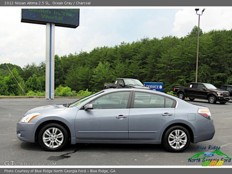 Ocean Gray / Charcoal 2012 Nissan Altima 2.5 SL