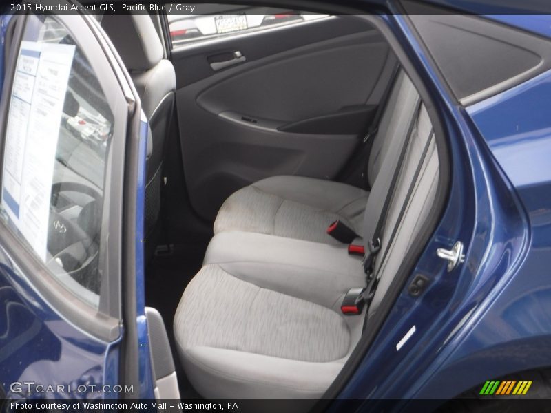 Pacific Blue / Gray 2015 Hyundai Accent GLS