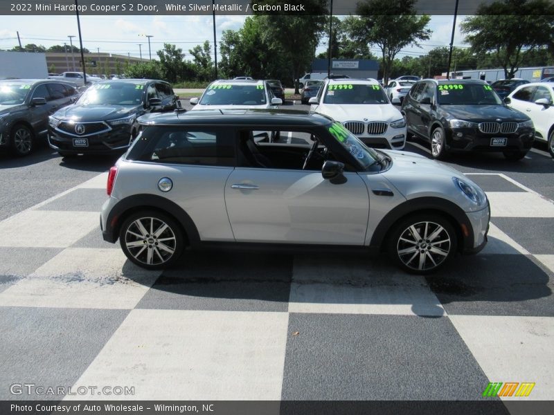 White Silver Metallic / Carbon Black 2022 Mini Hardtop Cooper S 2 Door