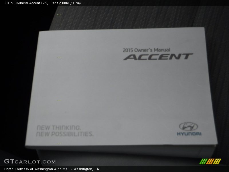 Pacific Blue / Gray 2015 Hyundai Accent GLS