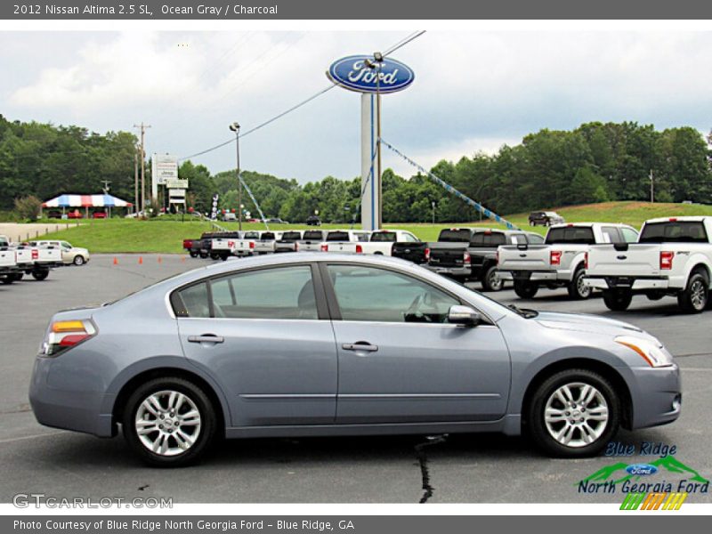 Ocean Gray / Charcoal 2012 Nissan Altima 2.5 SL