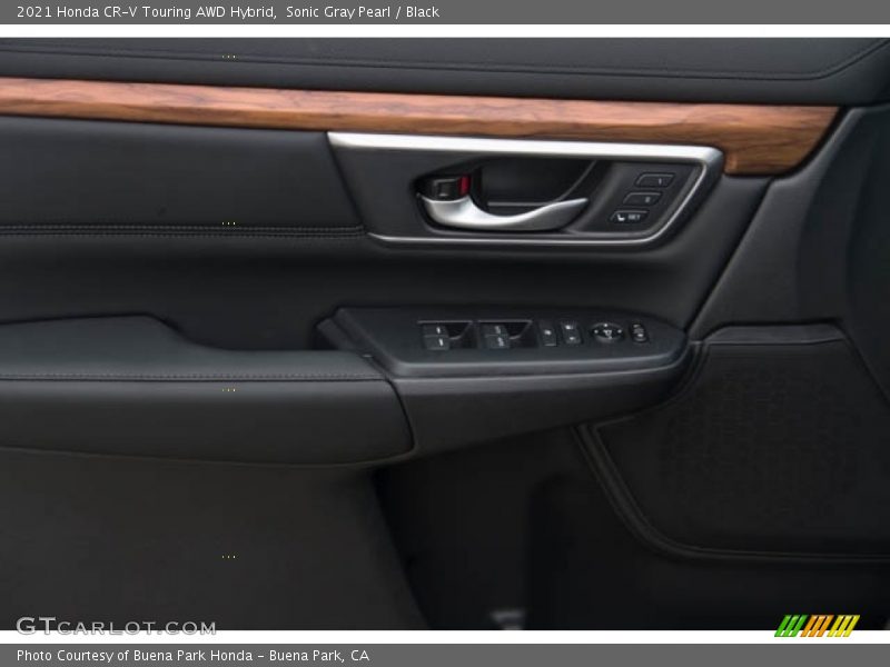 Sonic Gray Pearl / Black 2021 Honda CR-V Touring AWD Hybrid
