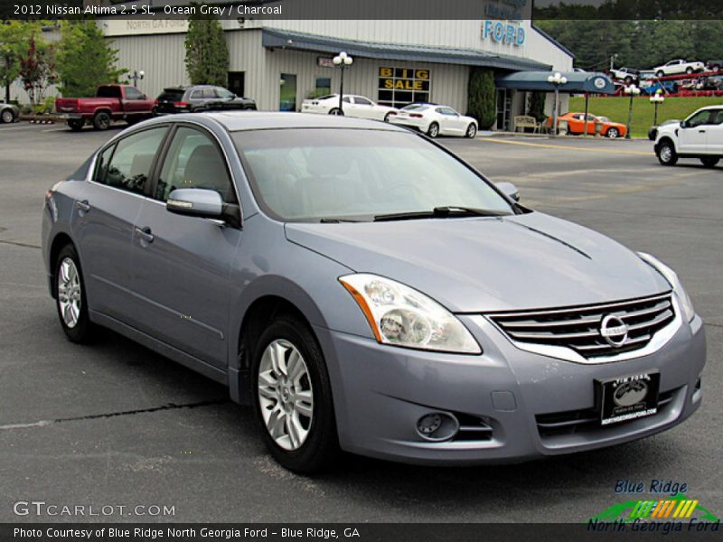 Ocean Gray / Charcoal 2012 Nissan Altima 2.5 SL