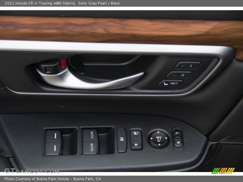 Sonic Gray Pearl / Black 2021 Honda CR-V Touring AWD Hybrid