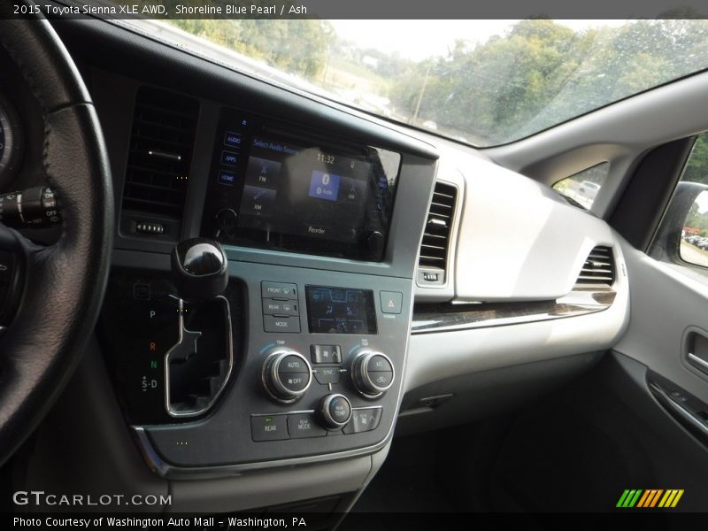 Shoreline Blue Pearl / Ash 2015 Toyota Sienna XLE AWD