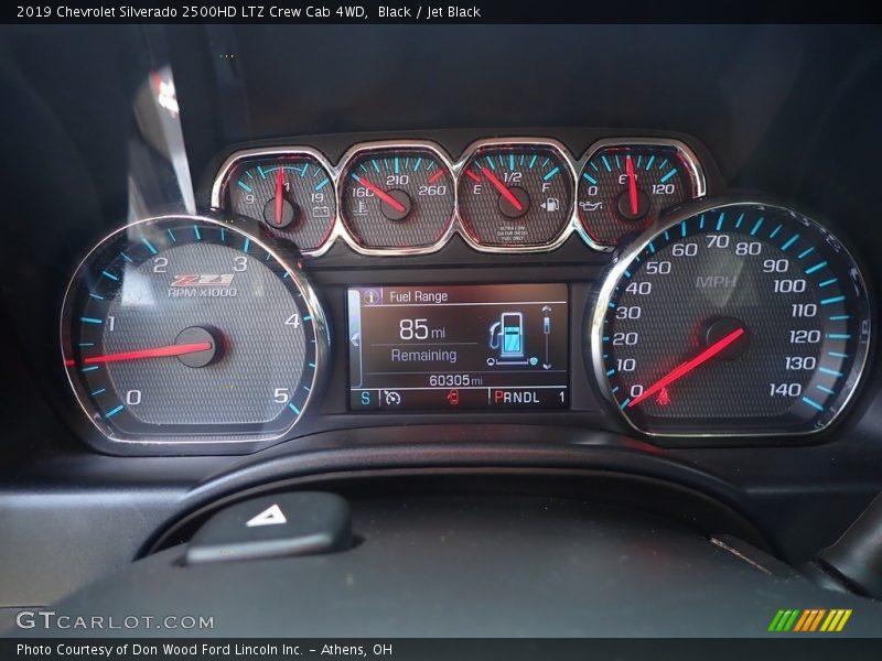 Black / Jet Black 2019 Chevrolet Silverado 2500HD LTZ Crew Cab 4WD