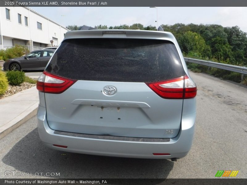 Shoreline Blue Pearl / Ash 2015 Toyota Sienna XLE AWD