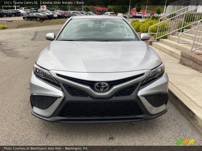 Celestial Silver Metallic / Black 2021 Toyota Camry SE