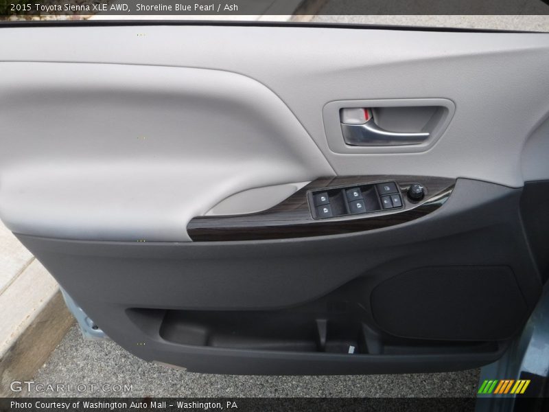 Shoreline Blue Pearl / Ash 2015 Toyota Sienna XLE AWD