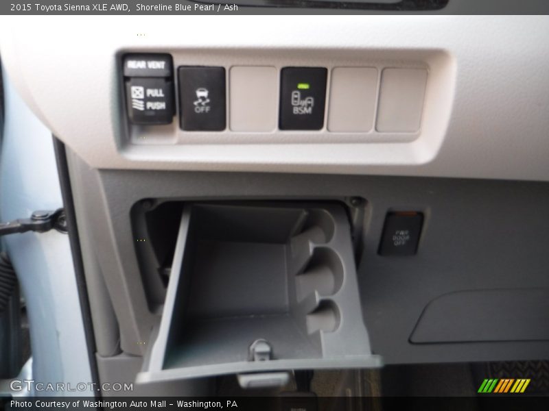 Shoreline Blue Pearl / Ash 2015 Toyota Sienna XLE AWD