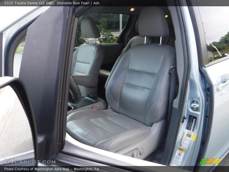 Shoreline Blue Pearl / Ash 2015 Toyota Sienna XLE AWD