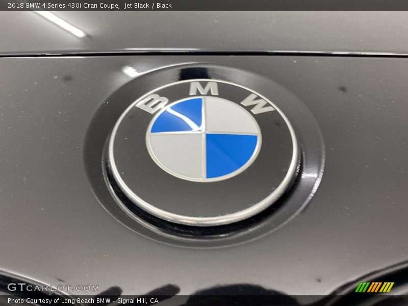 Jet Black / Black 2018 BMW 4 Series 430i Gran Coupe
