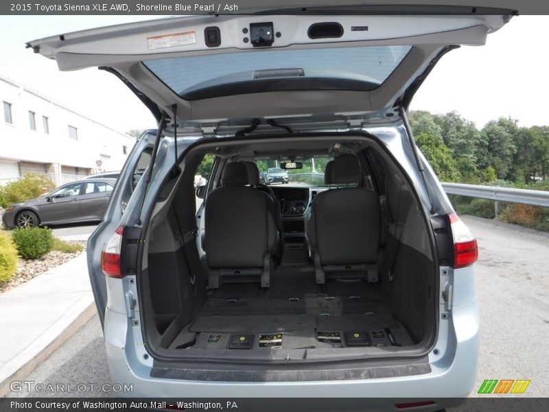 Shoreline Blue Pearl / Ash 2015 Toyota Sienna XLE AWD