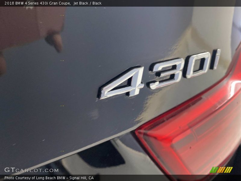 Jet Black / Black 2018 BMW 4 Series 430i Gran Coupe