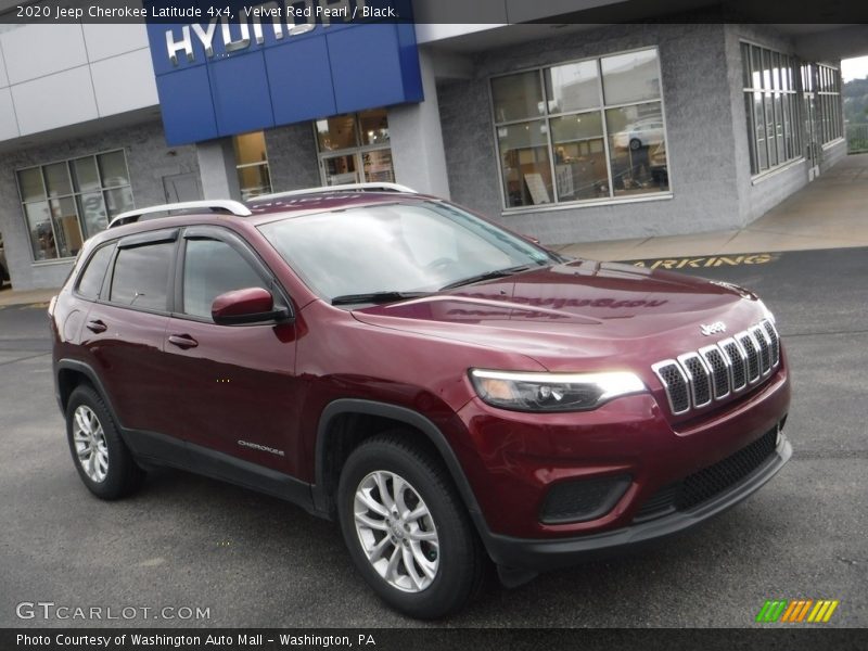 Velvet Red Pearl / Black 2020 Jeep Cherokee Latitude 4x4