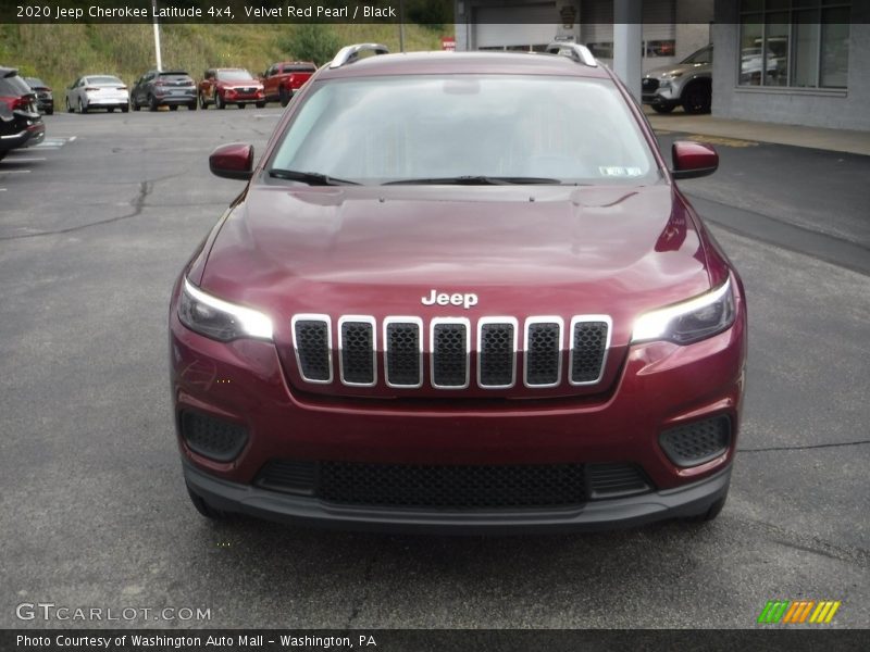 Velvet Red Pearl / Black 2020 Jeep Cherokee Latitude 4x4