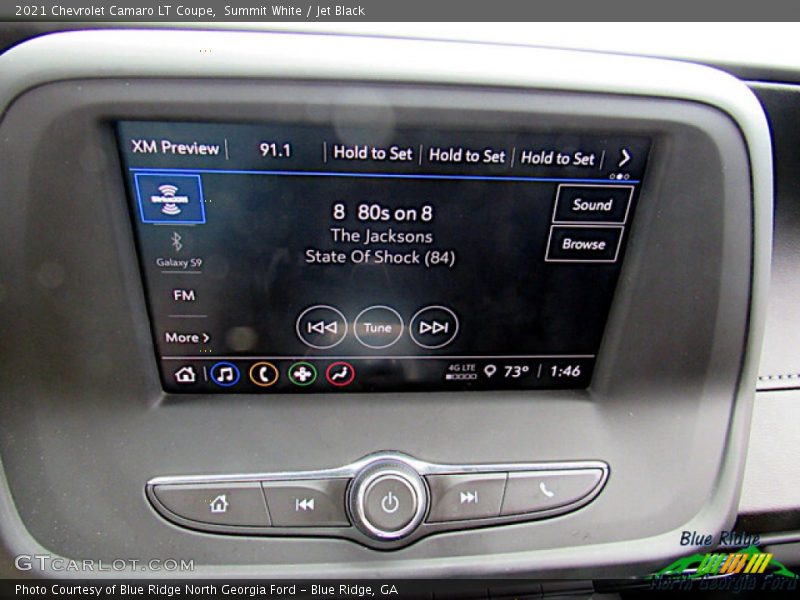 Summit White / Jet Black 2021 Chevrolet Camaro LT Coupe