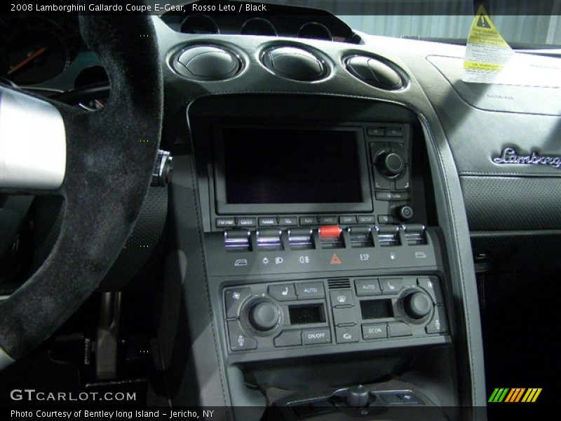Rosso Leto / Black 2008 Lamborghini Gallardo Coupe E-Gear
