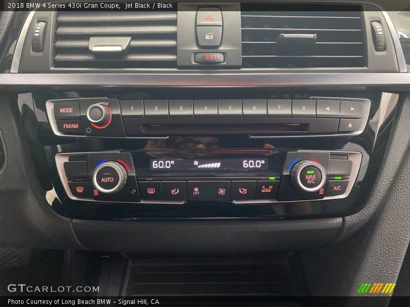 Jet Black / Black 2018 BMW 4 Series 430i Gran Coupe