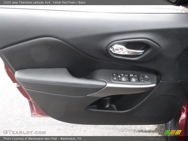 Velvet Red Pearl / Black 2020 Jeep Cherokee Latitude 4x4