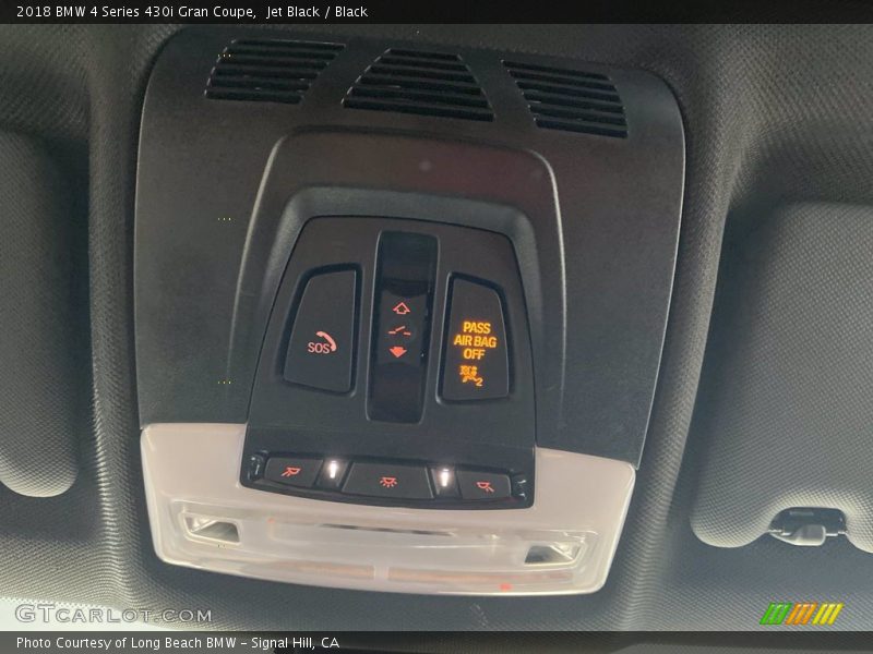 Jet Black / Black 2018 BMW 4 Series 430i Gran Coupe